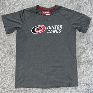 CCM Carolina Junior Hurricanes Canes Tactical Dry Compression Shirt Youth Kids